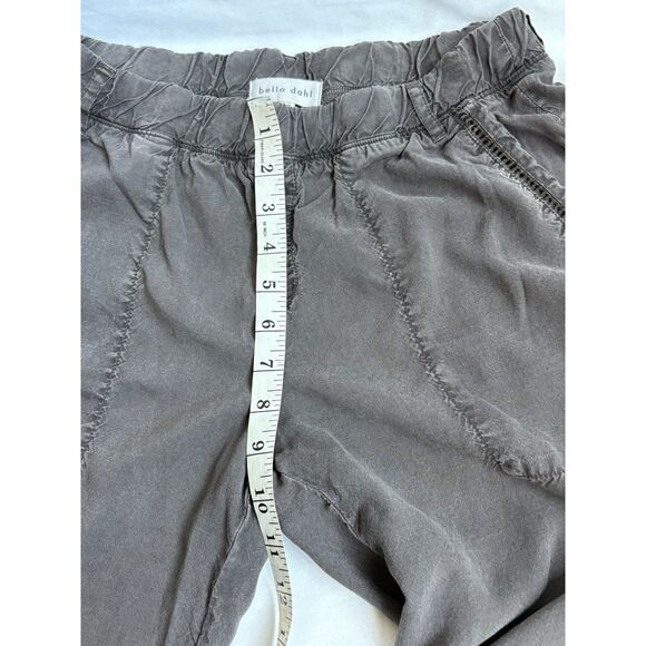 Bella Dahl Jogger Pants Size XS Brown Grey High Rise Pull On Elastic Waist Cargo - Picture 8 of 11